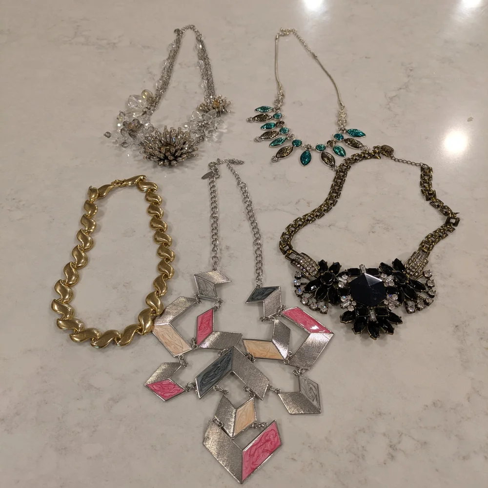 Chic Multicolor Necklace Set Of 5
